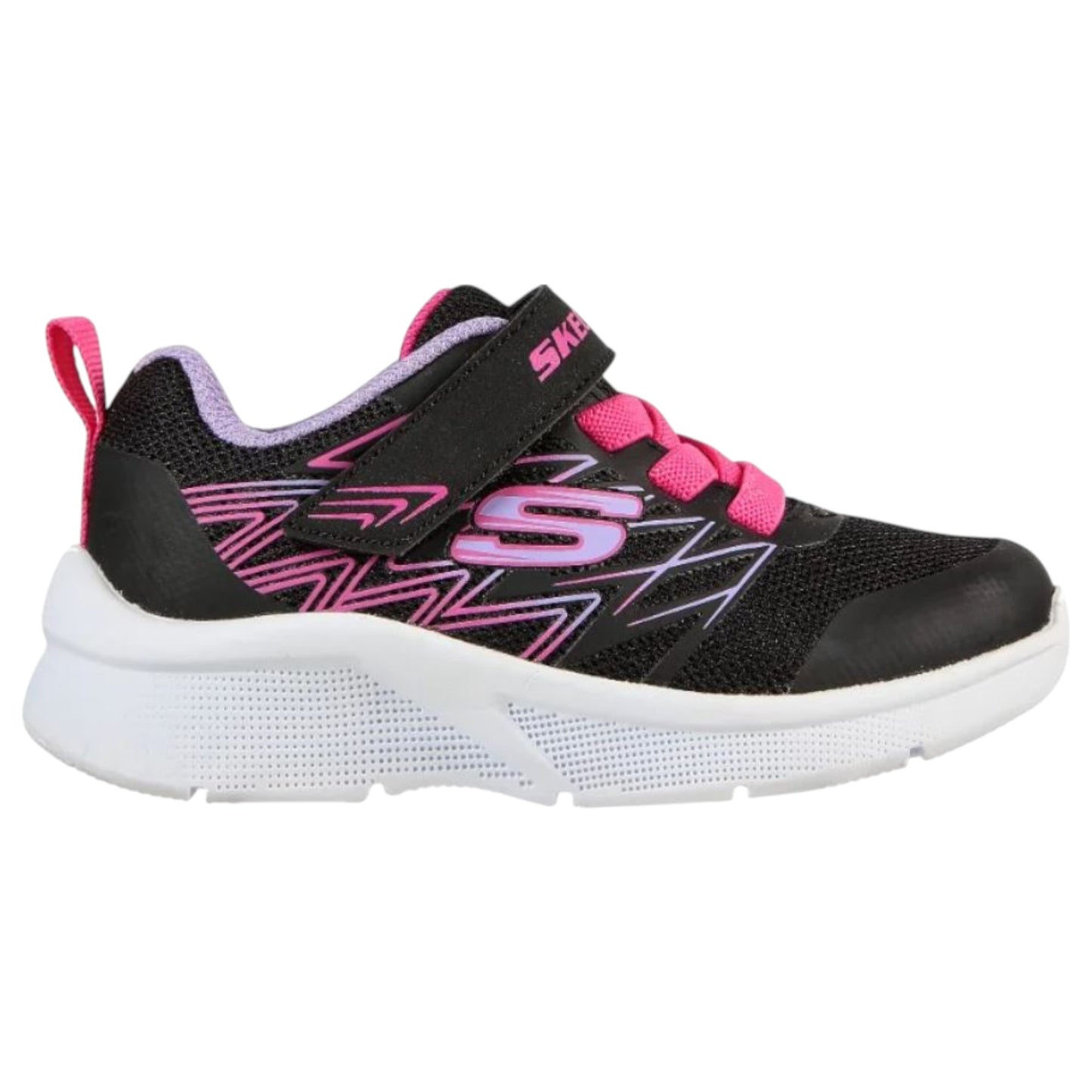 Infant Girls Skechers Microspec - Bold Delight Shoes Black
