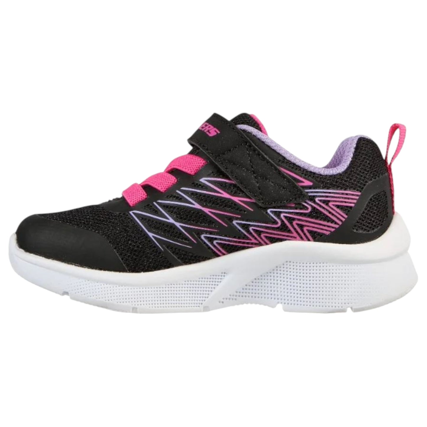 Infant Girls Skechers Microspec - Bold Delight Shoes Black