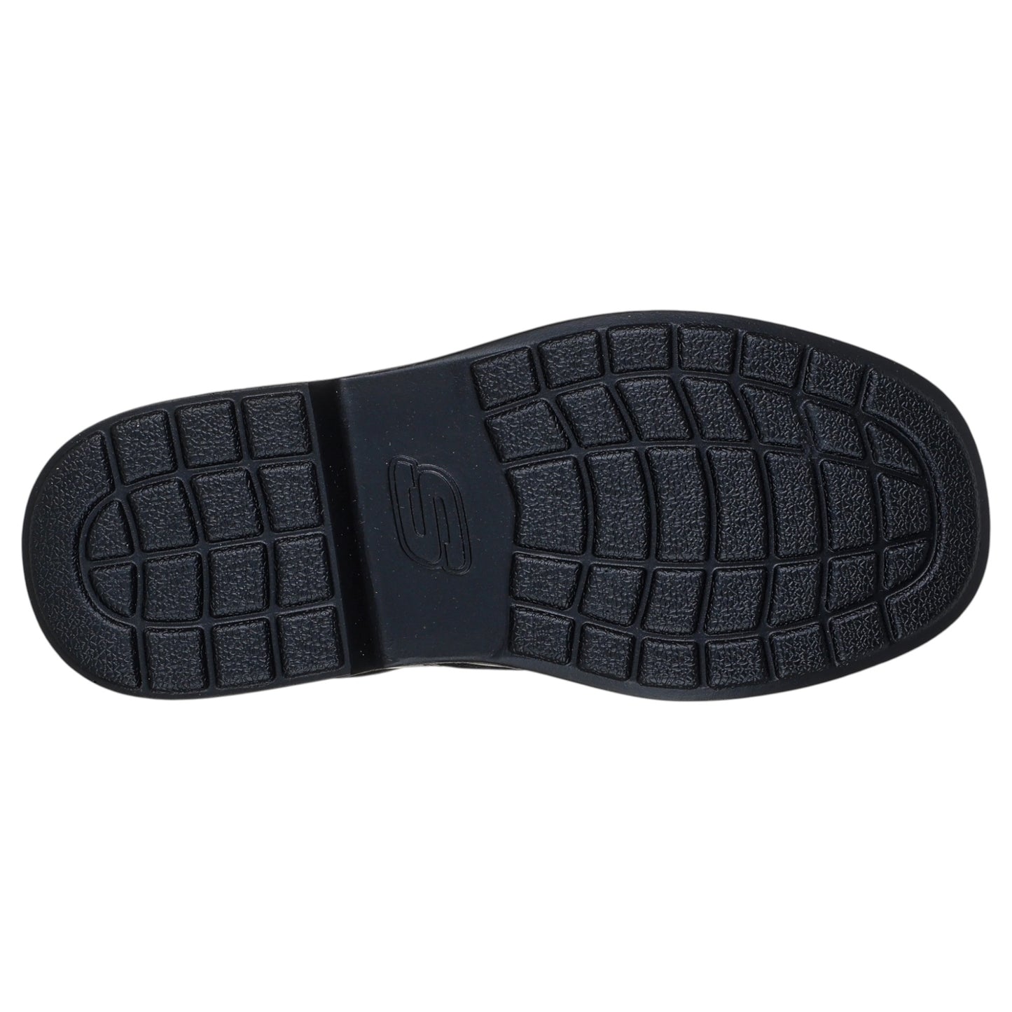 Kids Boys Skechers Smooth Tracks Shoes Black