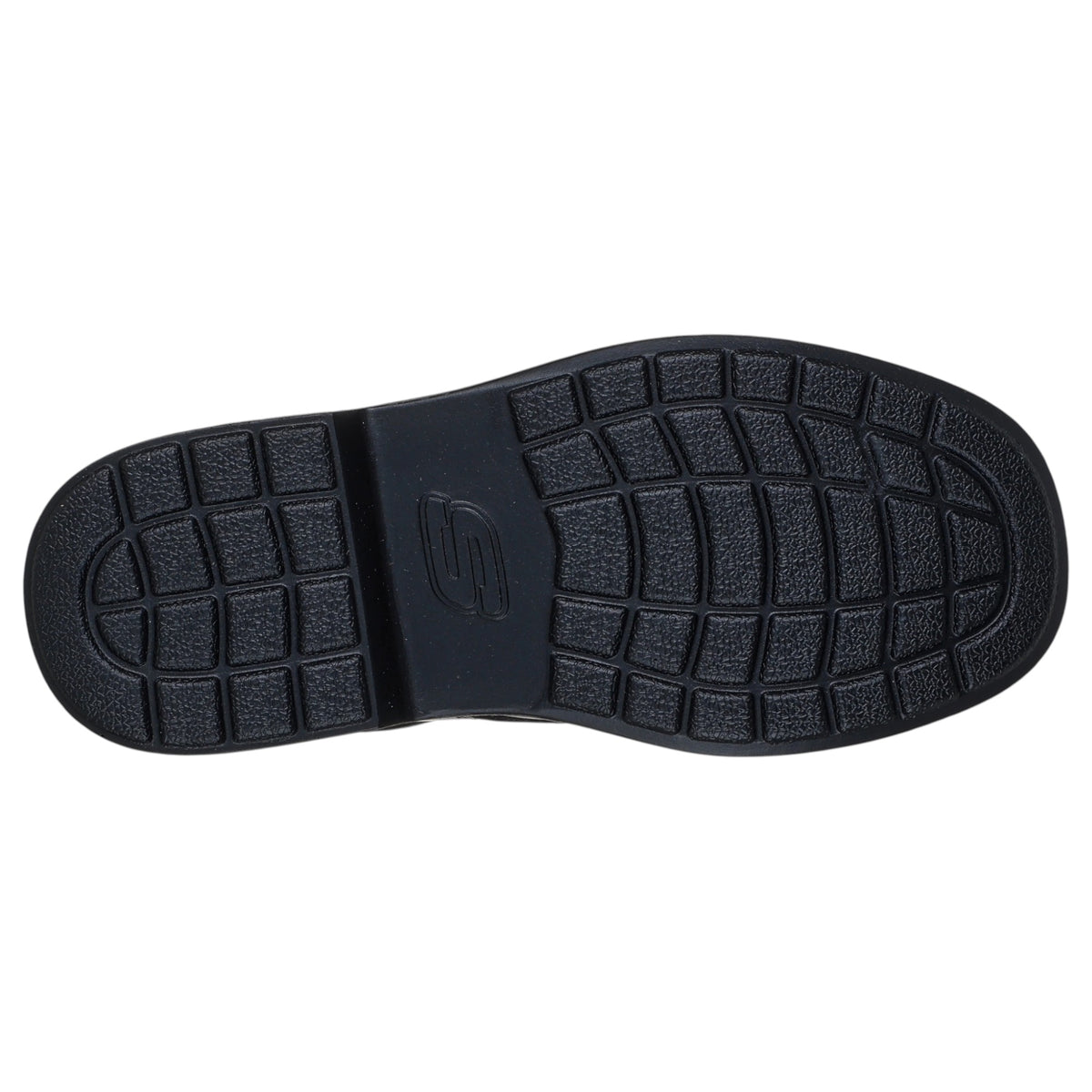 Kids Boys Skechers Smooth Tracks Shoes Black