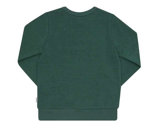 Unisex Kids Bonds Tech Sweats Pullover Jumper Green