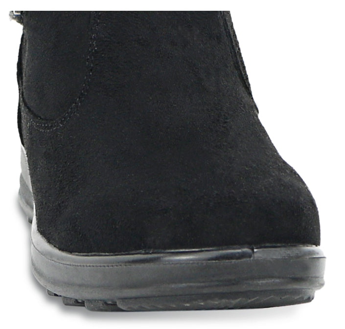 Womens Bellissimo Latreu Shoes Black Dress Winter Ladies Boots