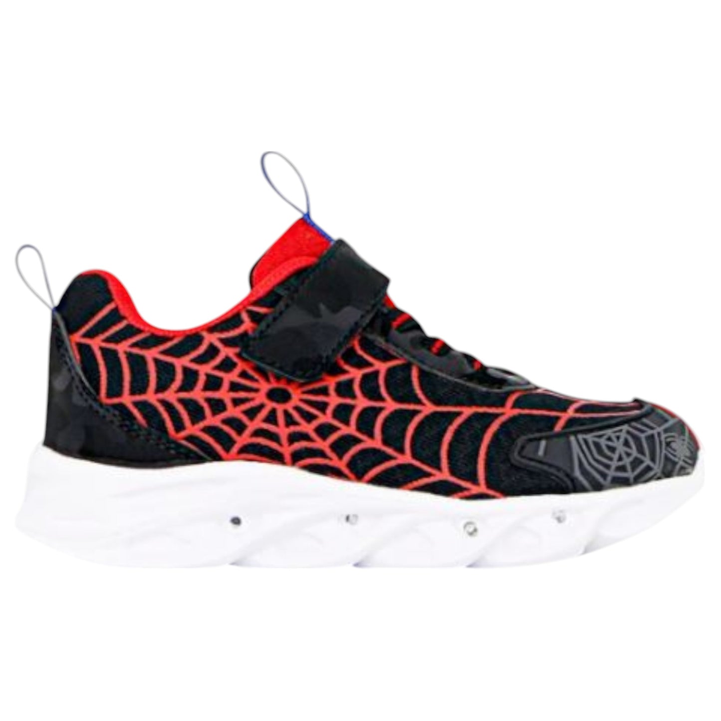 Kids Boys Lightning Bolt Webb Shoes Black/Red