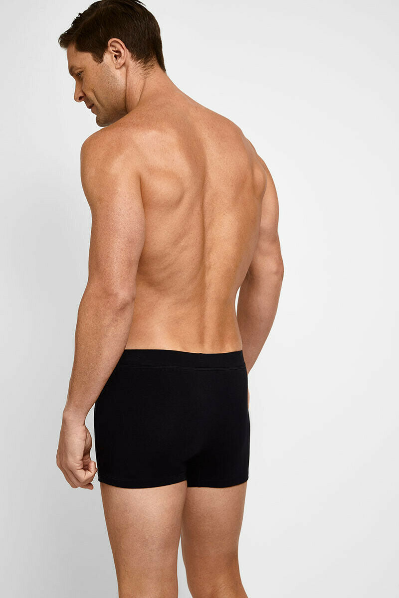 Mens Jockey London International Trunks Underwear Black
