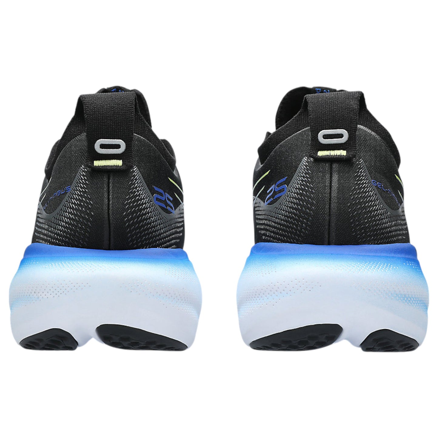 Mens Asics Gel-Nimbus 25 Shoes Black/Glow Yellow