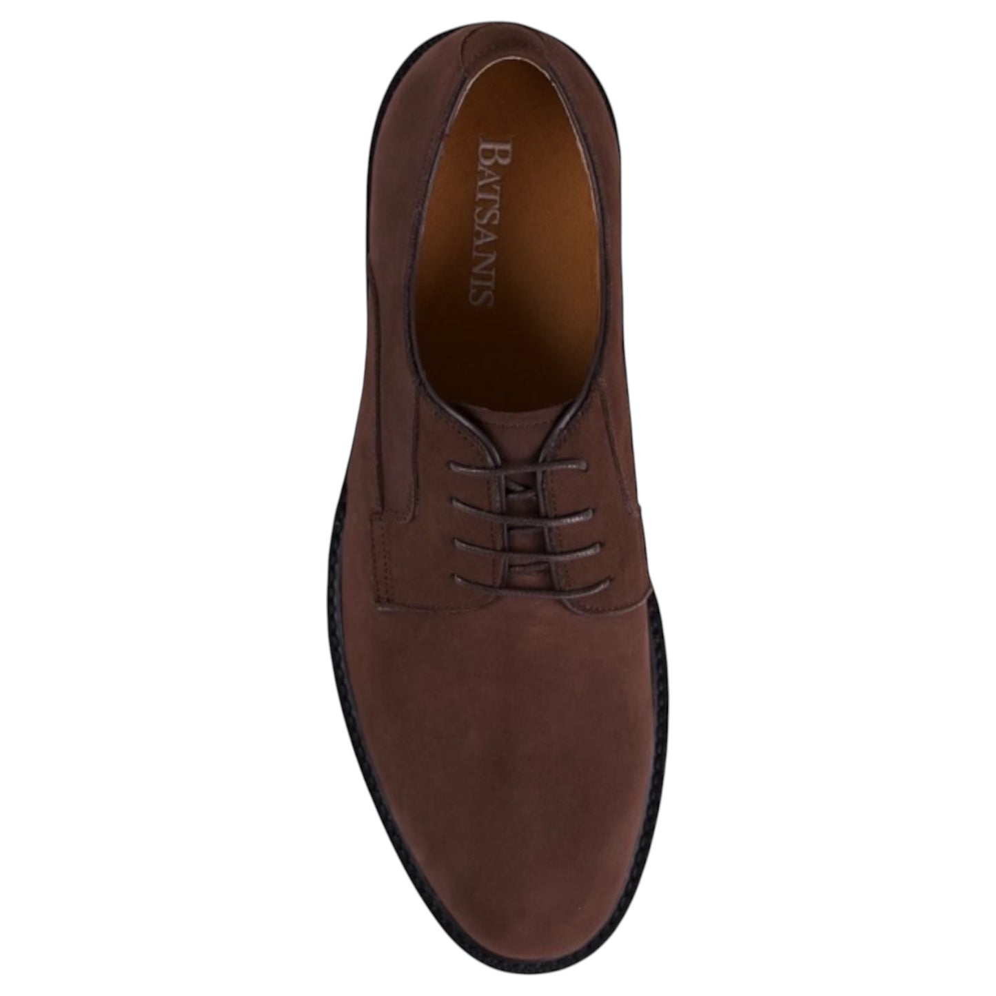 Mens Batsanis Bowry Lace Up Shoes Brown