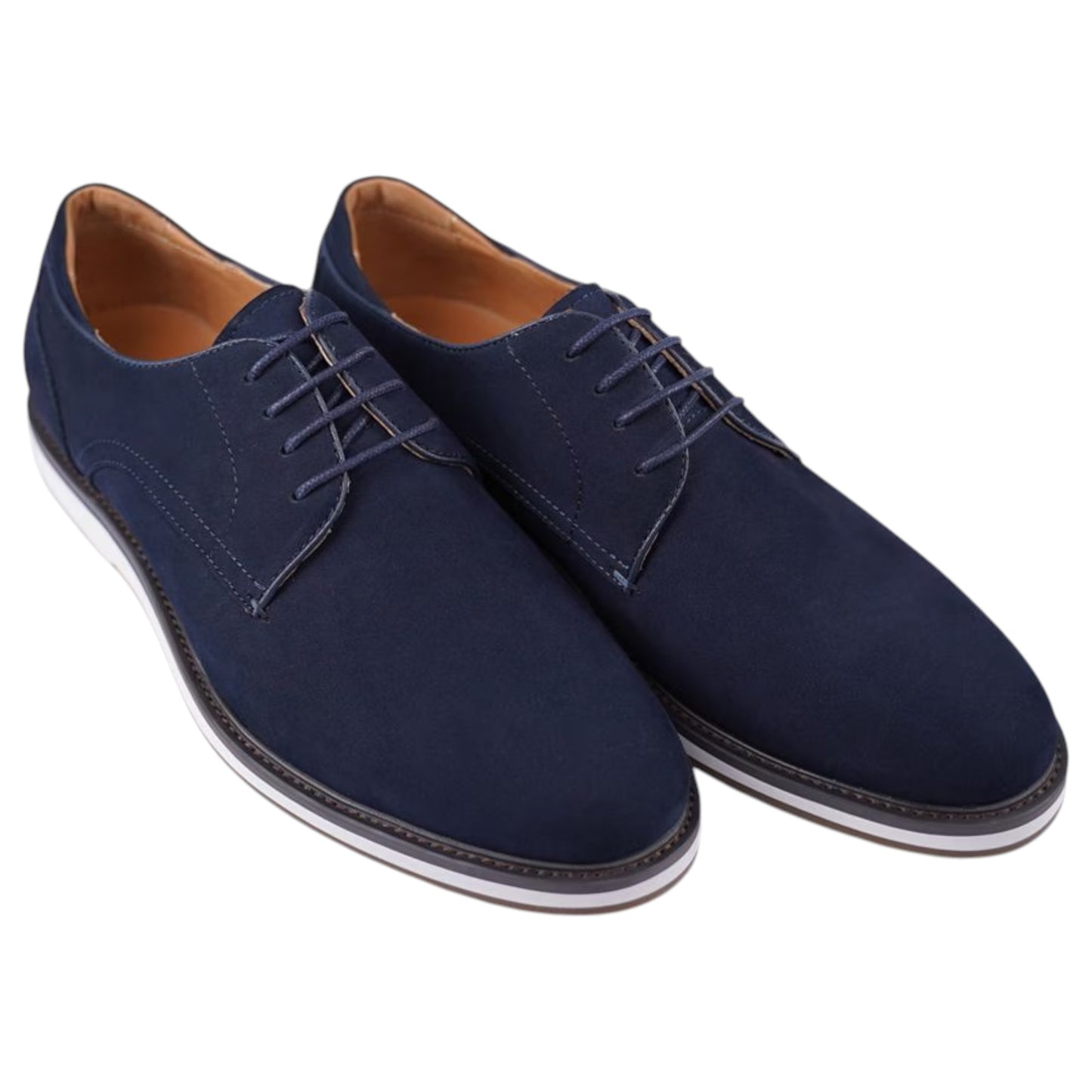 Mens Batsanis Colter Lace Up Shoes Navy