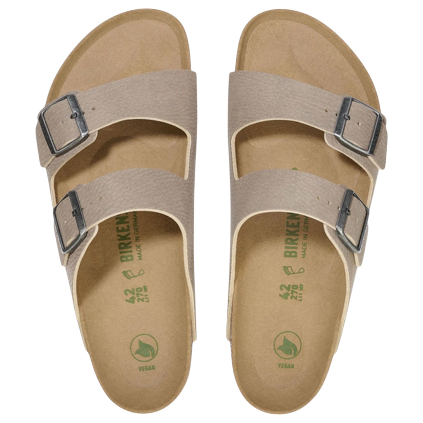 Mens Birkenstock Arizona Sandals Espresso/Grey Taupe