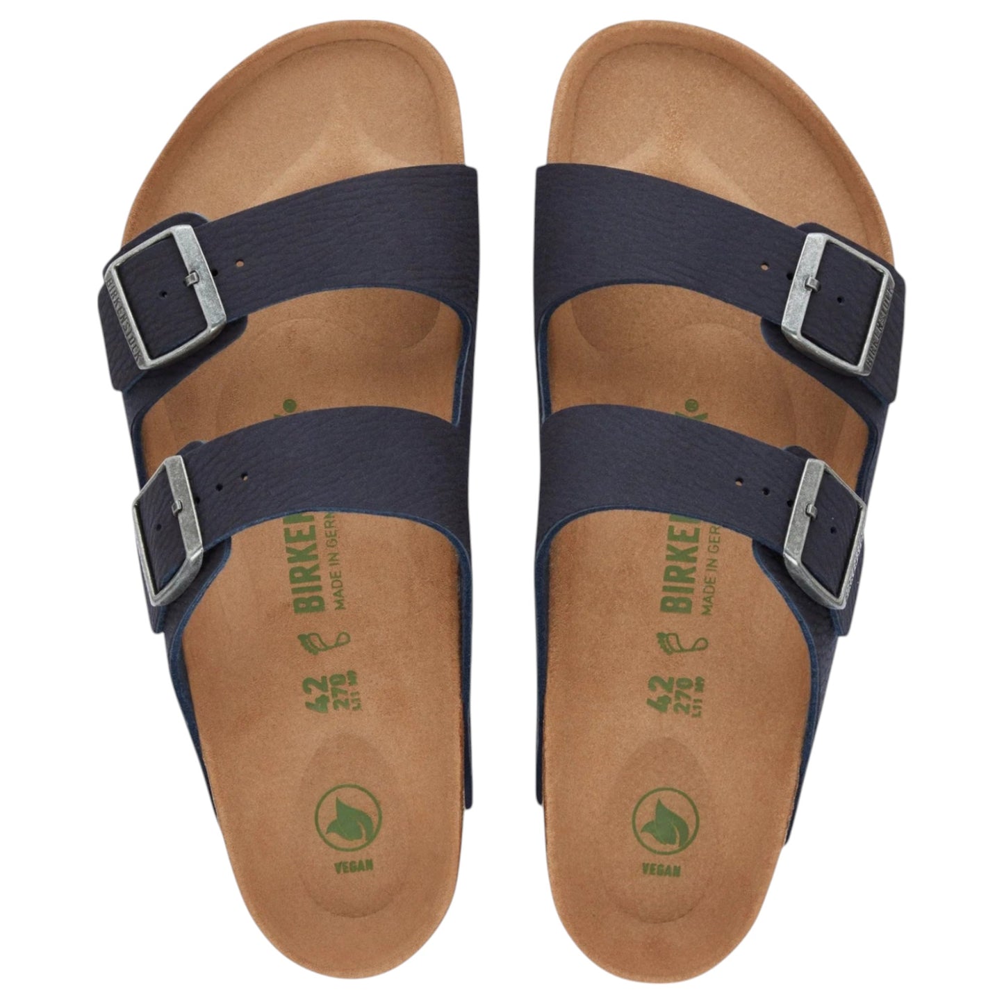 Mens Birkenstock Arizona Sandals Indigo Blue