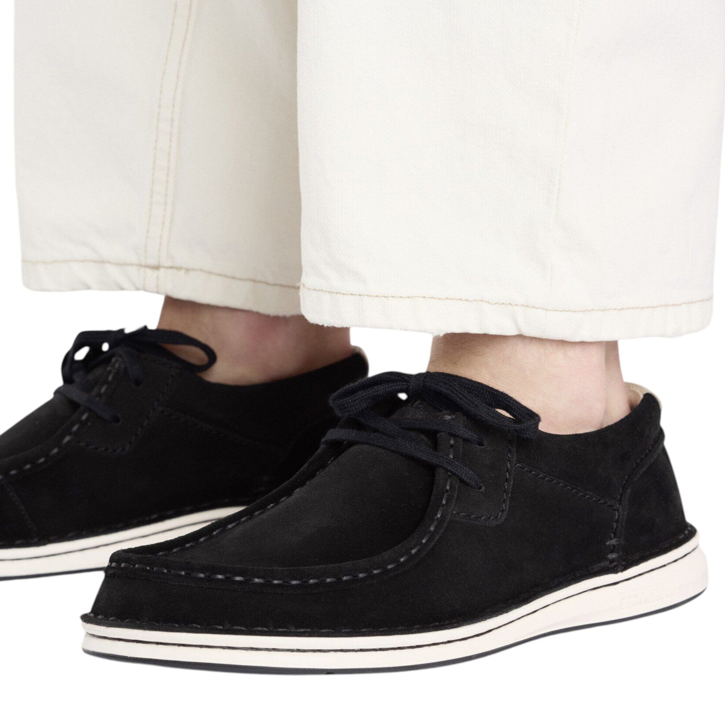 Mens Birkenstock Pasadena Suede Leather Shoes Black