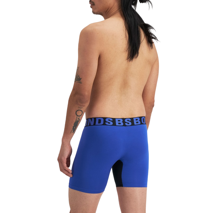 2 Pack Mens Bonds Chafe Off Trunks Underwear Multi