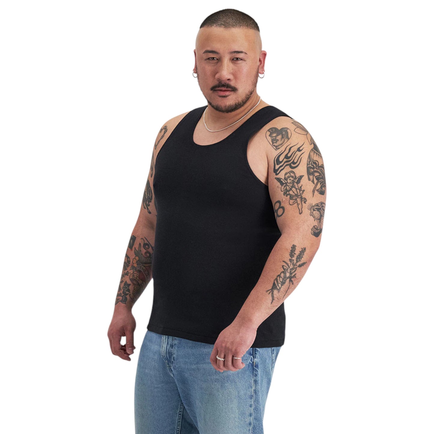 Mens Bonds  Chesty Black