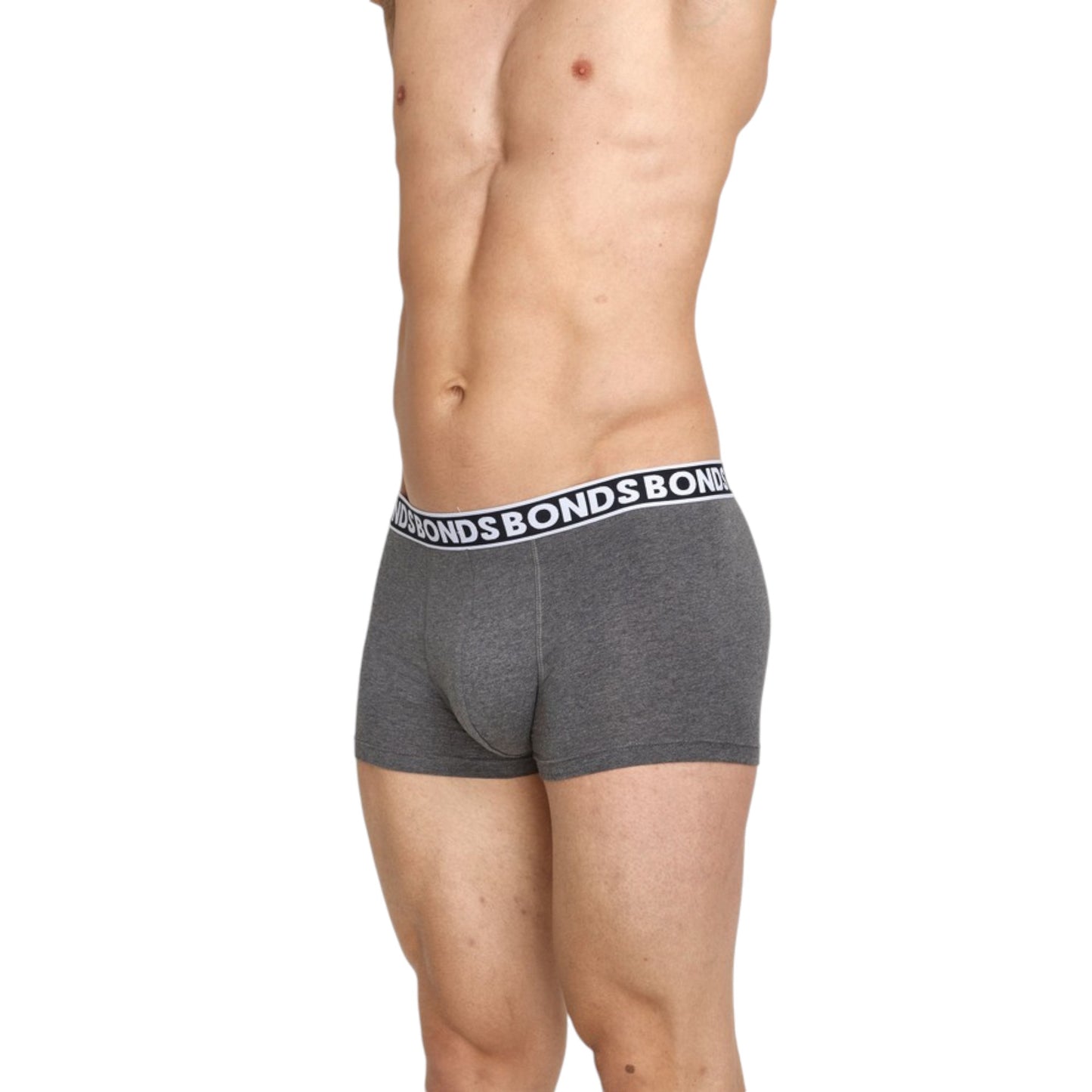 6 Pack Mens Bonds Everyday Faves Trunks Underwear Grey/Charcoal