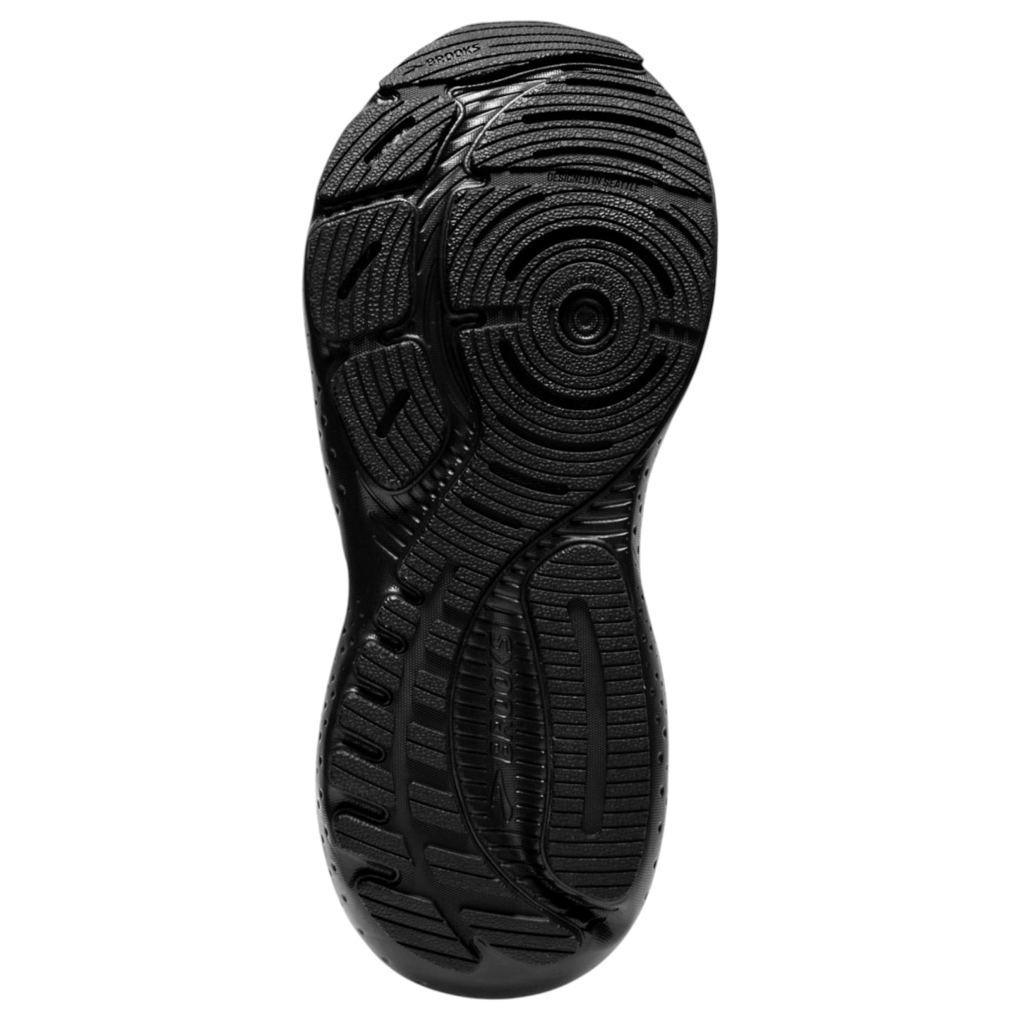 Mens Brooks Glycerin 21 Shoes Black/Grey/White