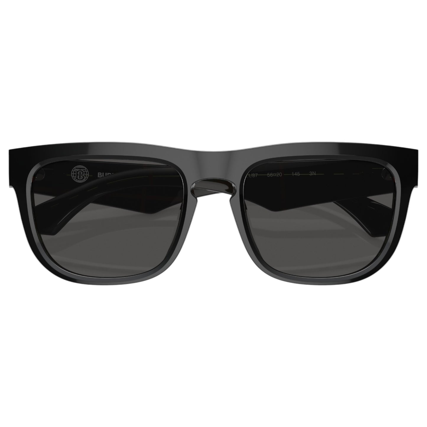 Mens Burberry BE4431U Sunglasses Black/Grey
