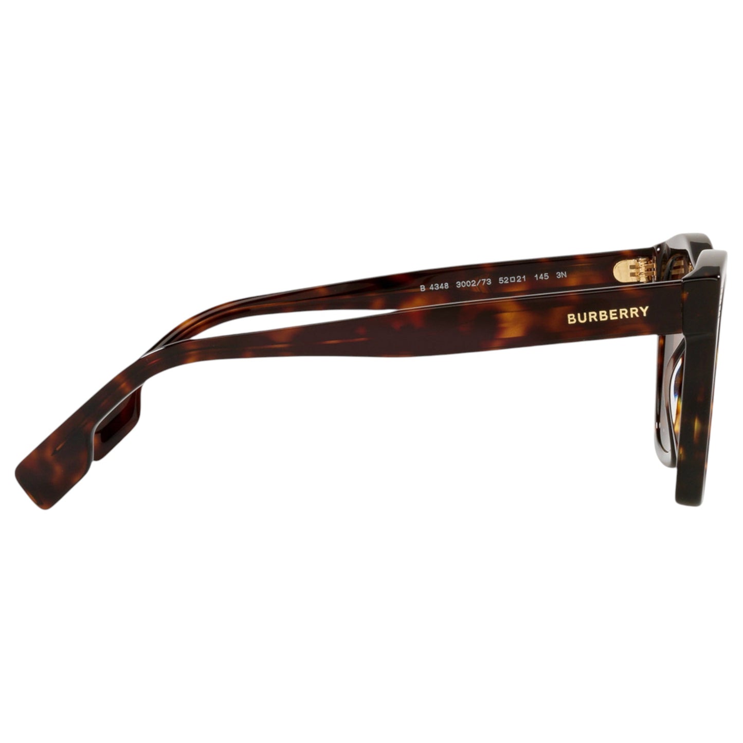 Mens Burberry Cooper BE4348 Sunglasses Dark Havana/Brown