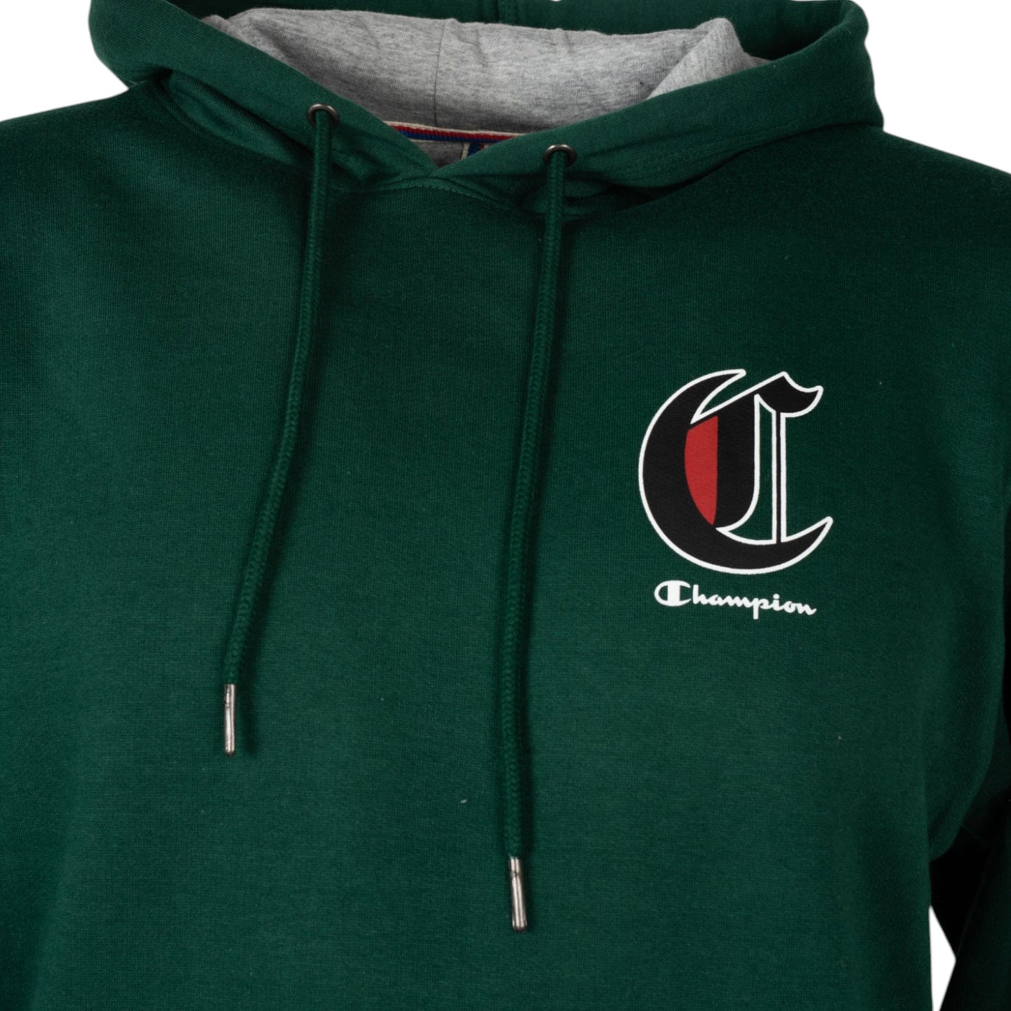 Mens Champion Powerblend Fleece Hoodie Green