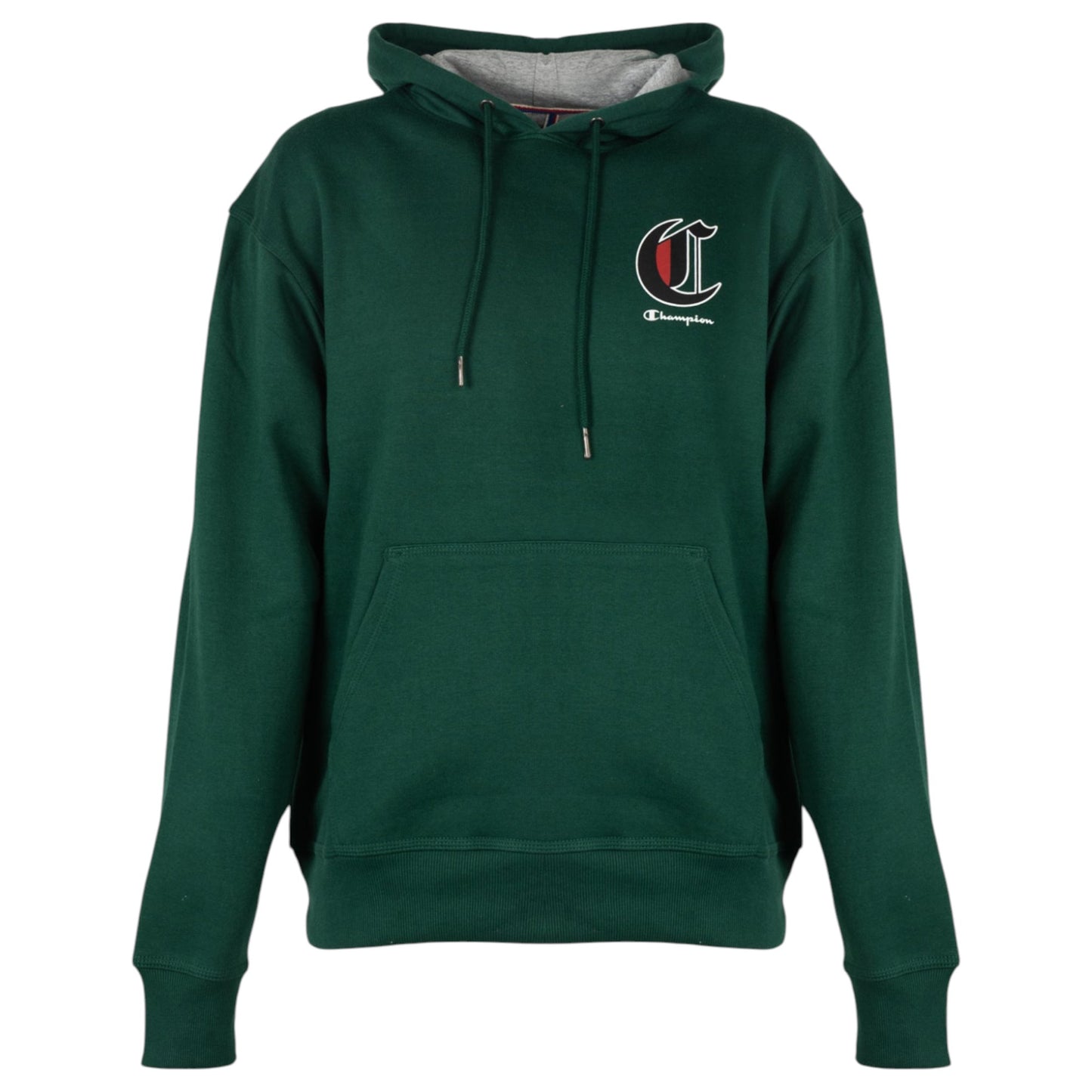 Mens Champion Powerblend Fleece Hoodie Green