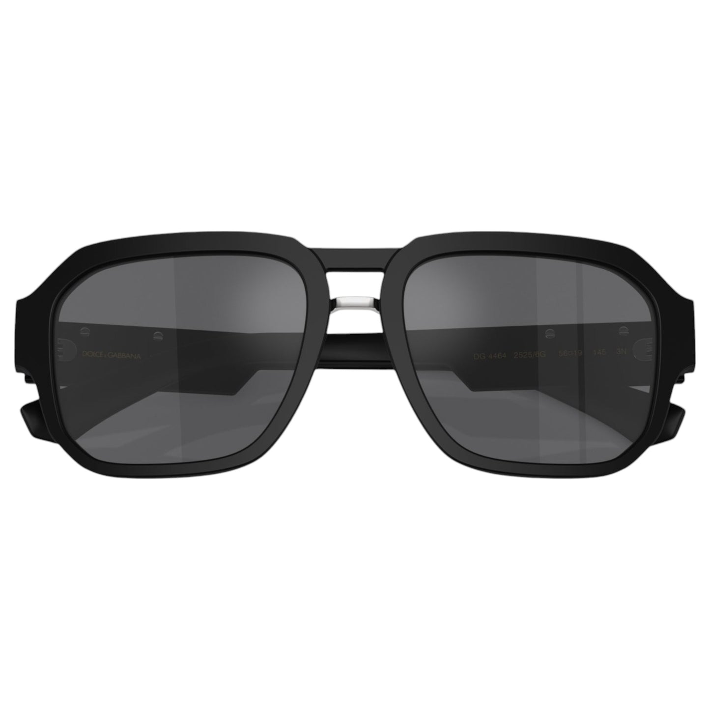 Mens Dolce & Gabbana DG4464 Sunglasses Matte Black/Grey