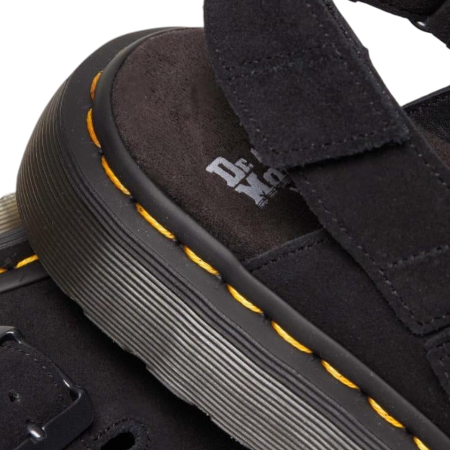 Mens Dr. Martens Jorge II Sling Back Sandals Black Suede
