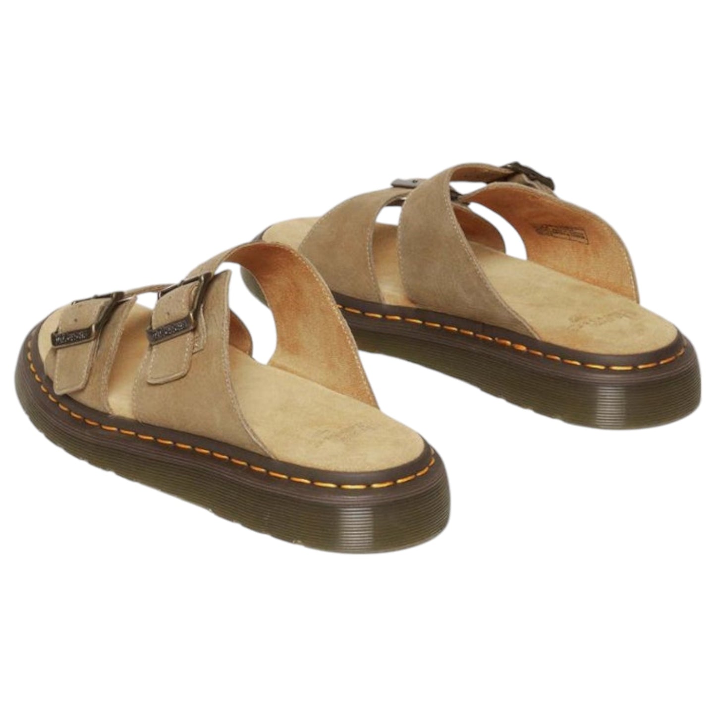 Mens Dr. Martens Josef Sandals Savannah Tan Tumbled Nubuck