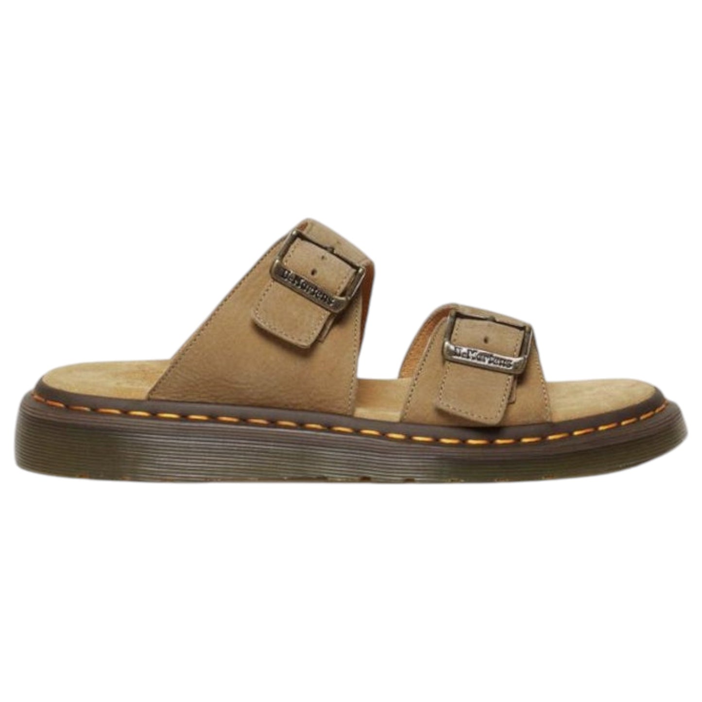Mens Dr. Martens Josef Sandals Savannah Tan Tumbled Nubuck