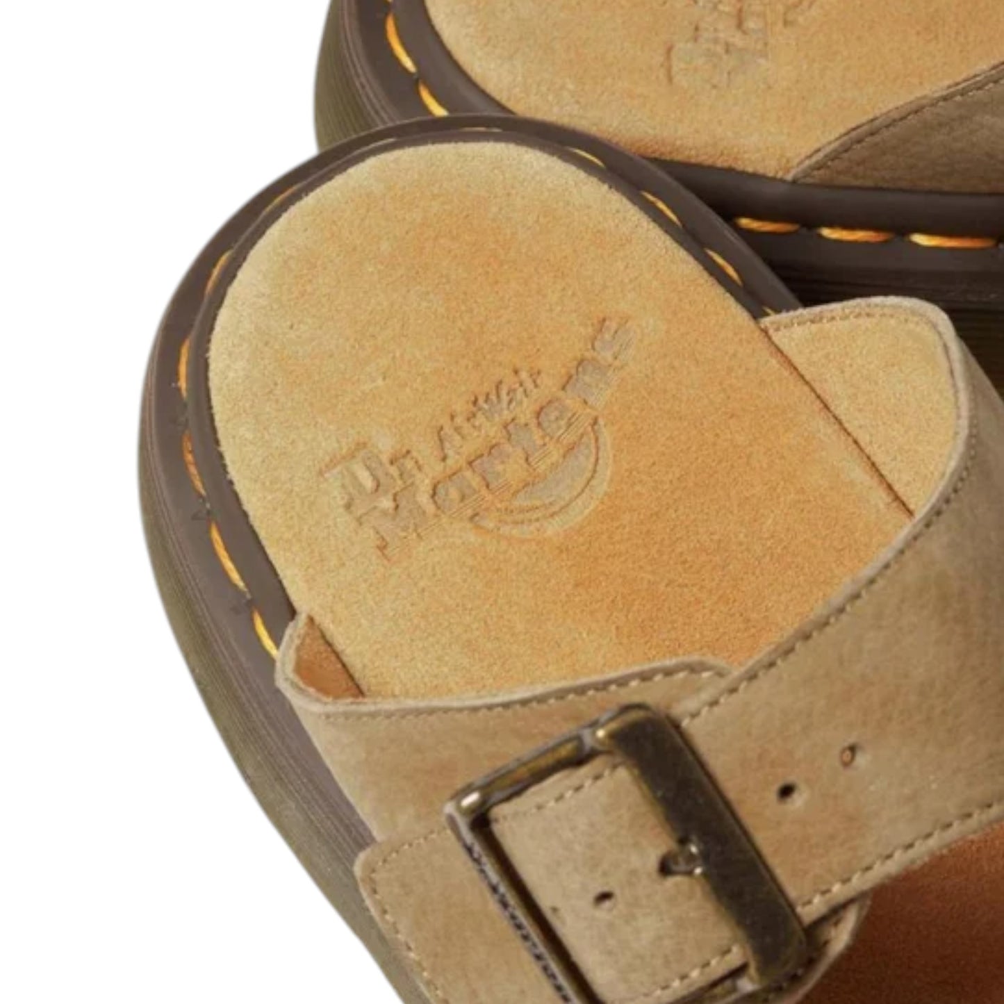 Mens Dr. Martens Josef Sandals Savannah Tan Tumbled Nubuck