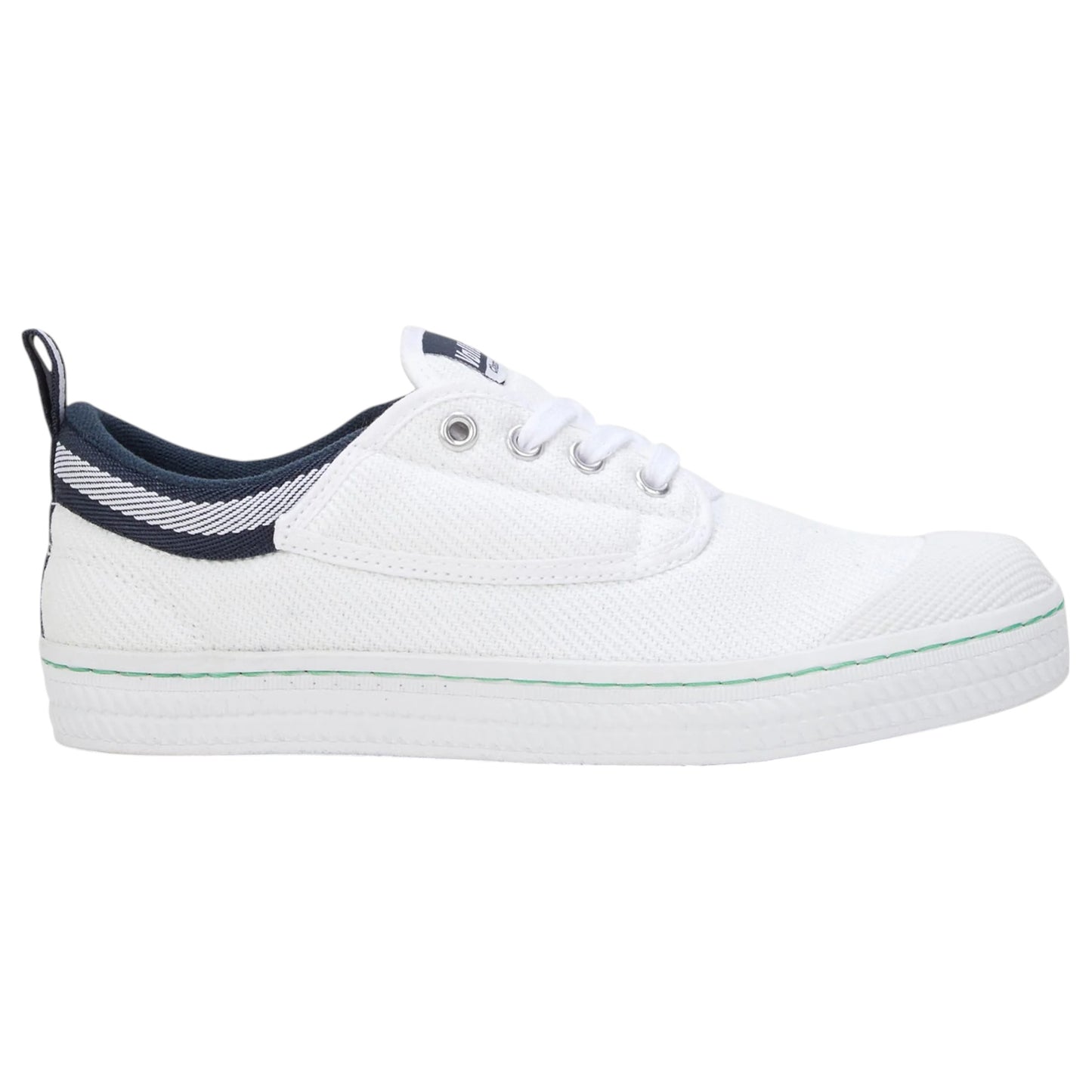 Mens Volley Classic Canvas Shoes White / Navy