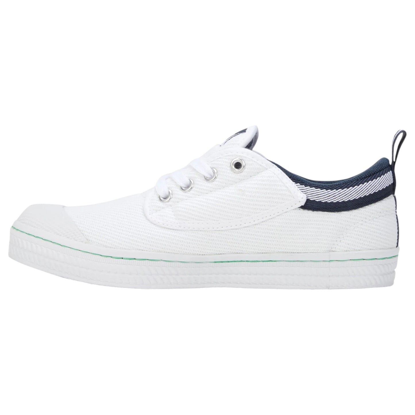 Mens Volley Classic Canvas Shoes White / Navy