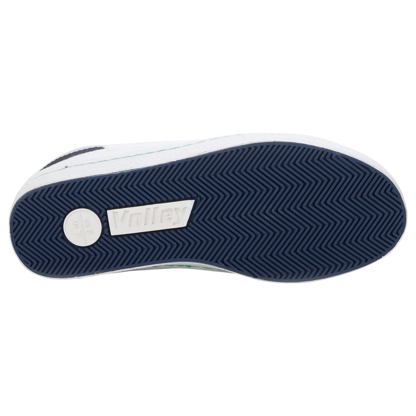 Mens Volley Classic Canvas Shoes White / Navy