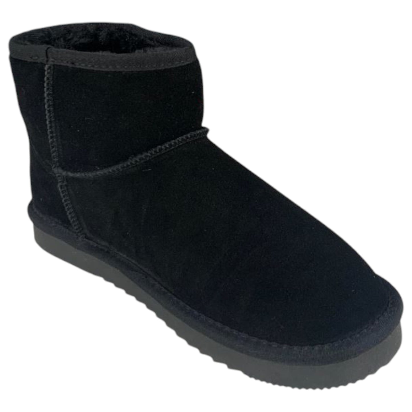 Mens Grosby Juneau Boot Slippers Black