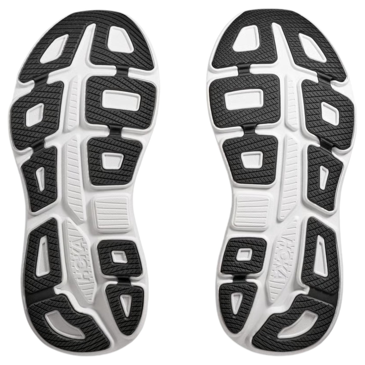 Mens Hoka Bondi 9 Shoes Black/White