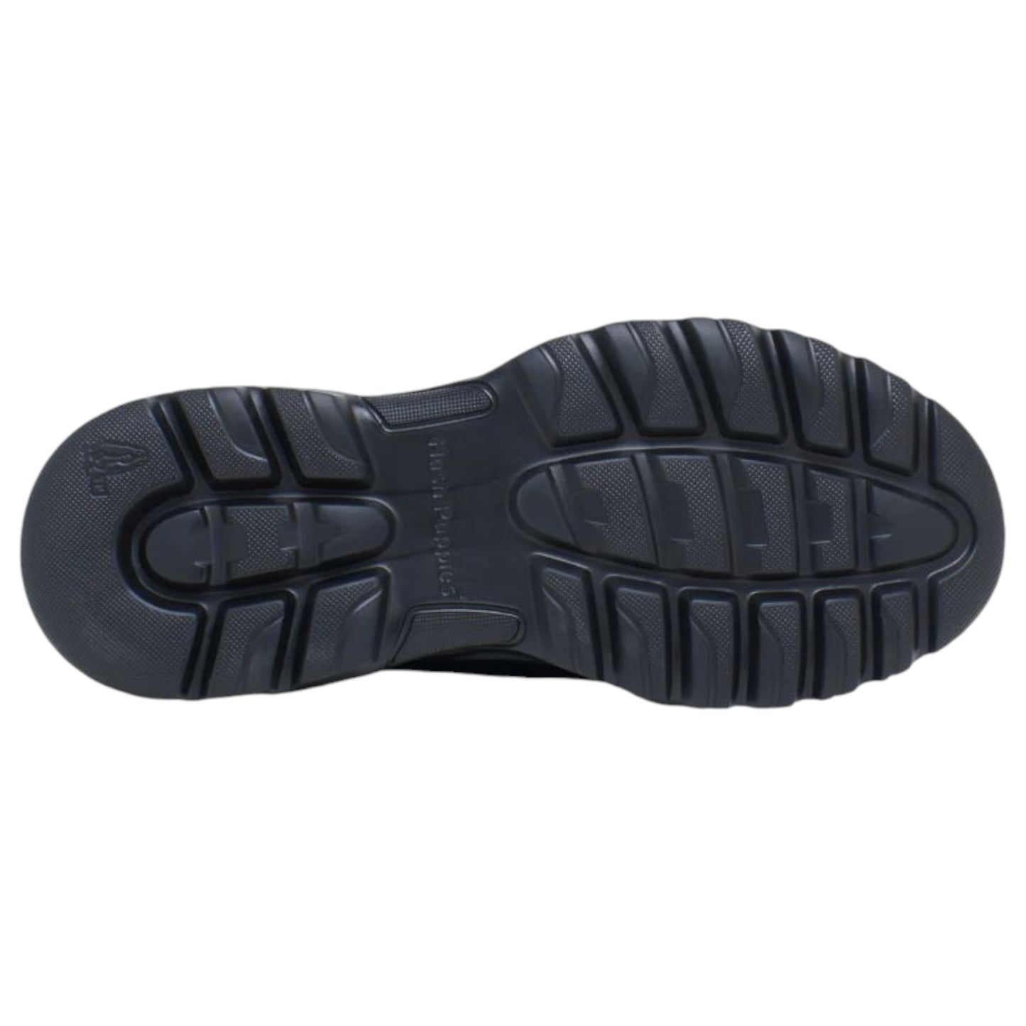 Mens Hush Puppies Alpe Shoes Black Pebble