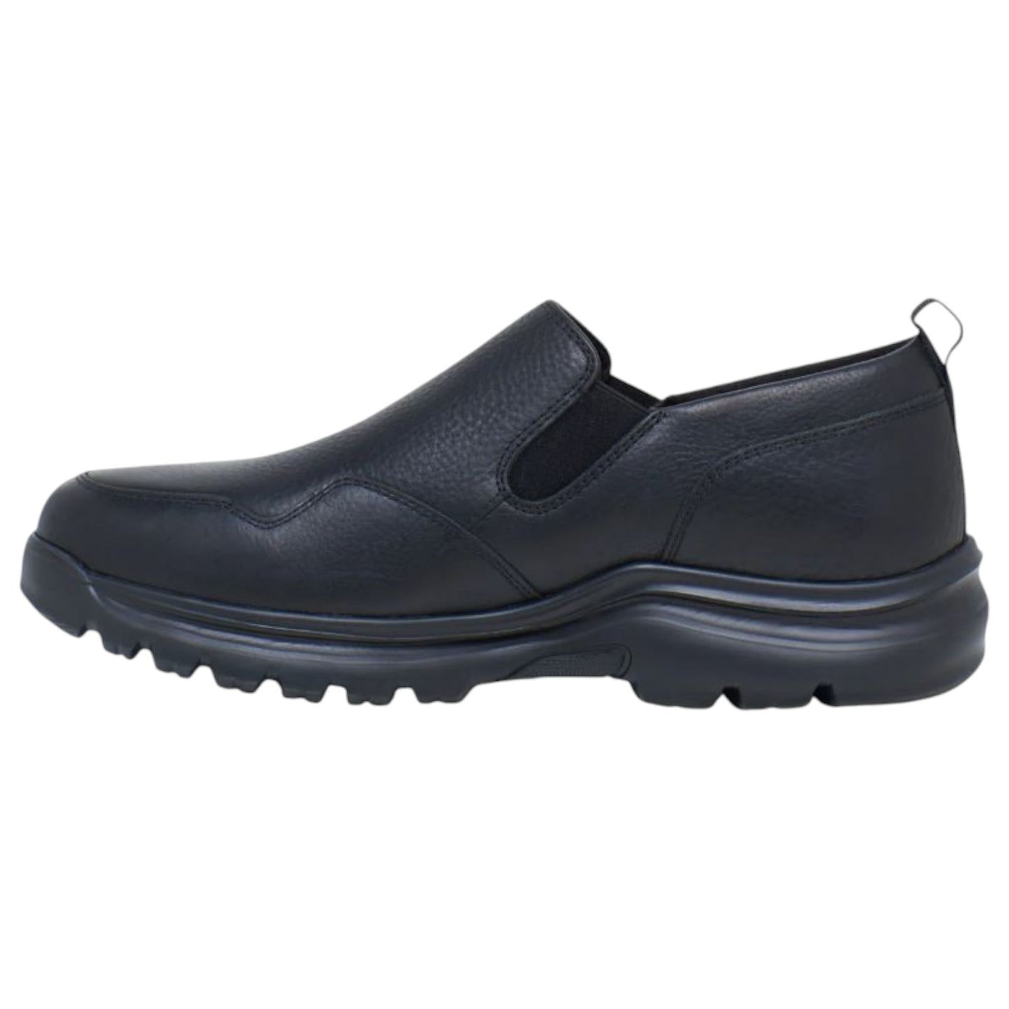 Mens Hush Puppies Alpe Shoes Black Pebble