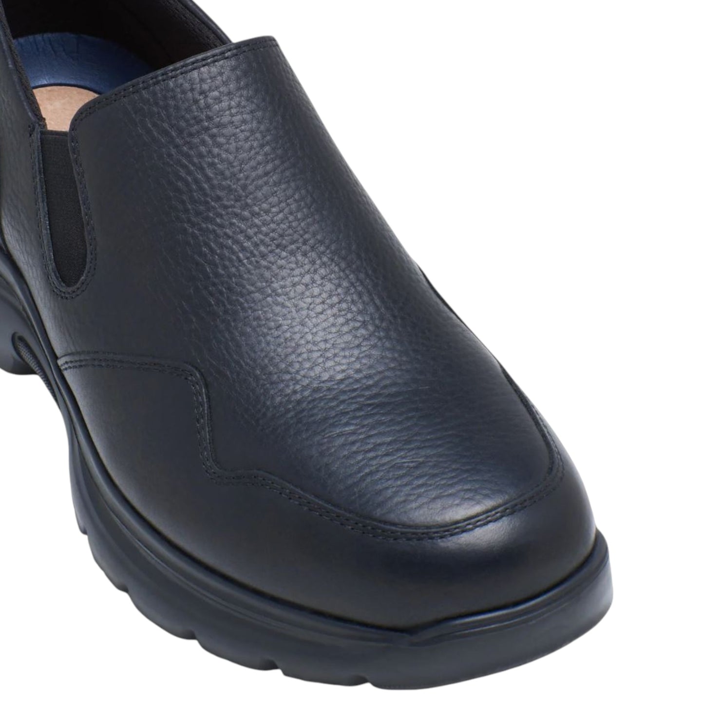 Mens Hush Puppies Alpe Shoes Black Pebble