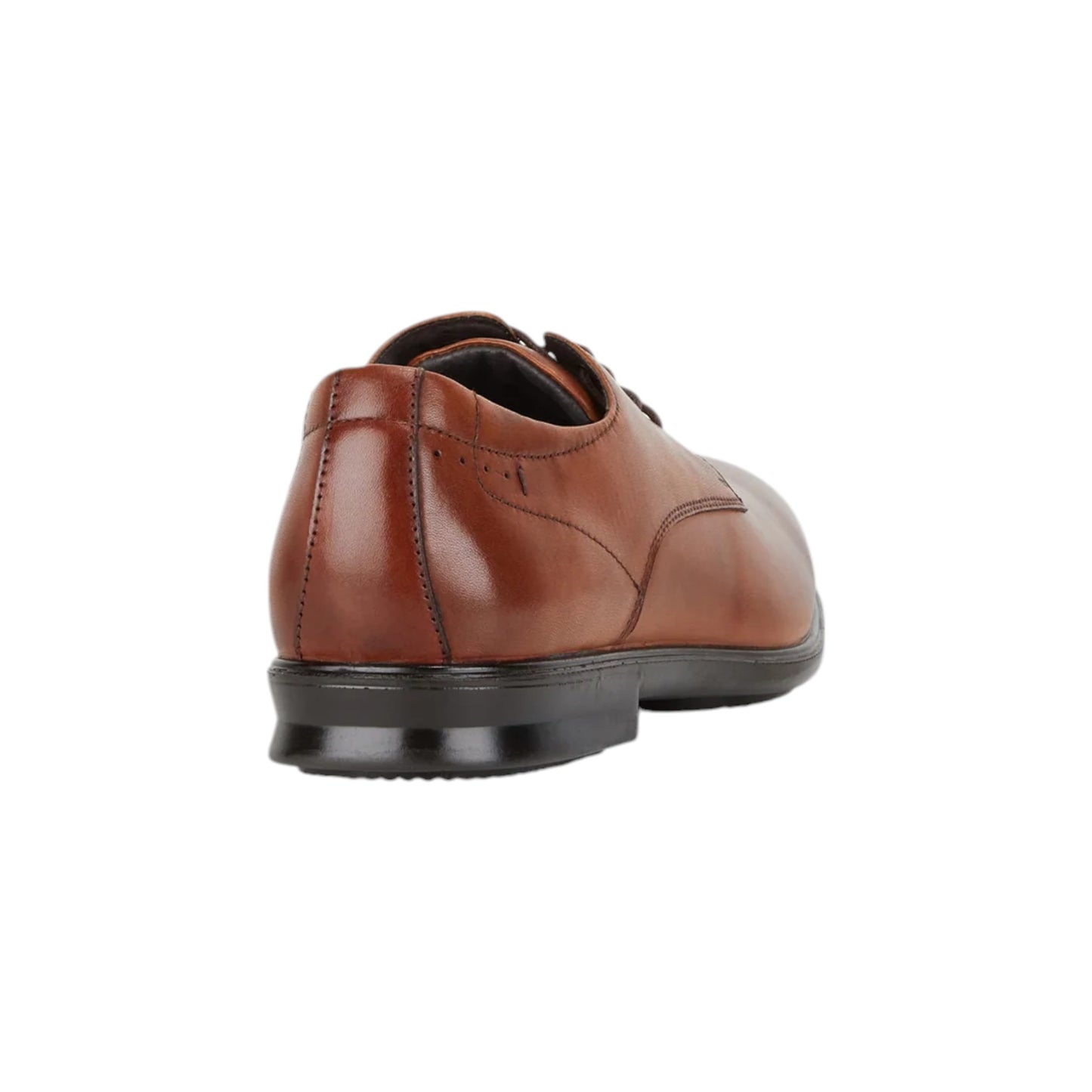 Mens Hush Puppies Cale Shoes Tan Burnish