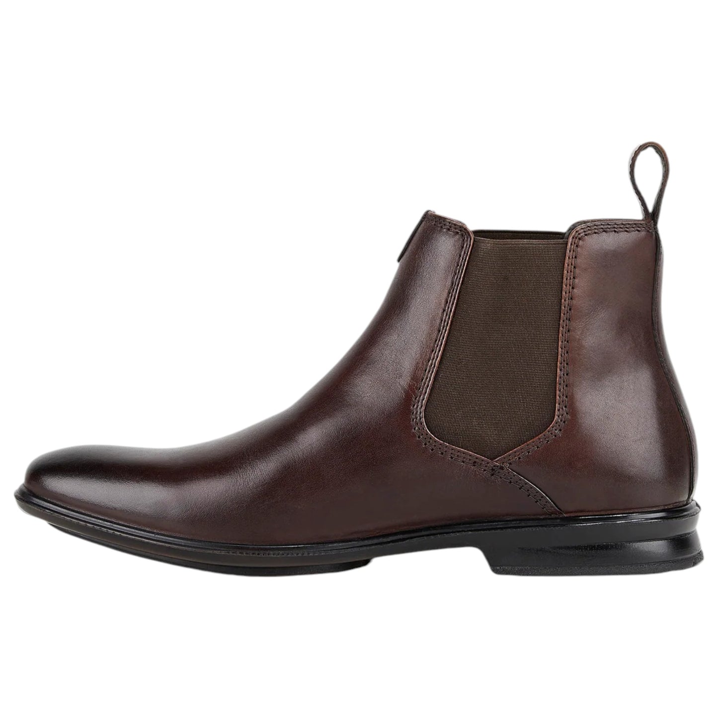 Mens Hush Puppies Chelsea Boots Mahogany