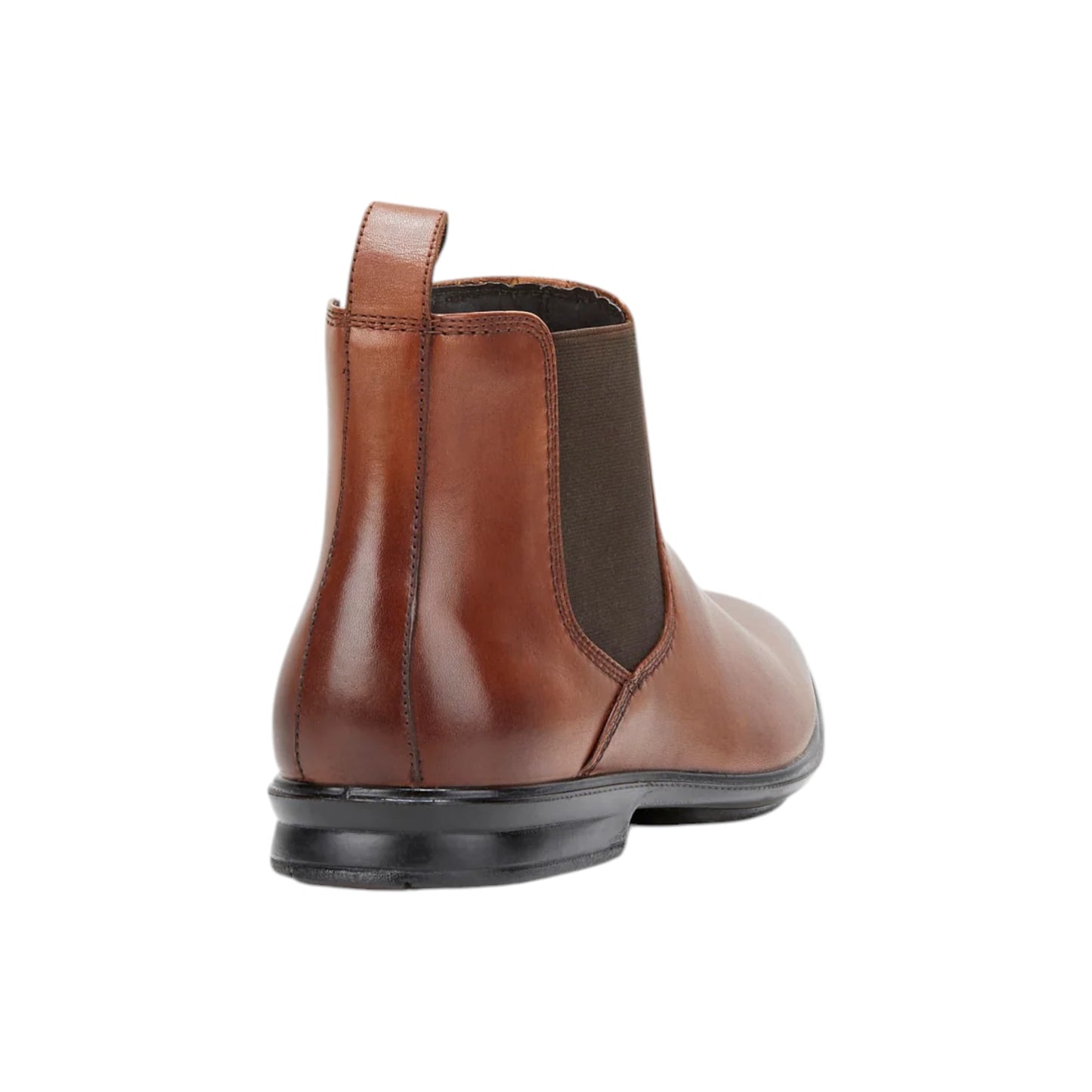 Mens Hush Puppies Chelsea Boots Tan Burnish