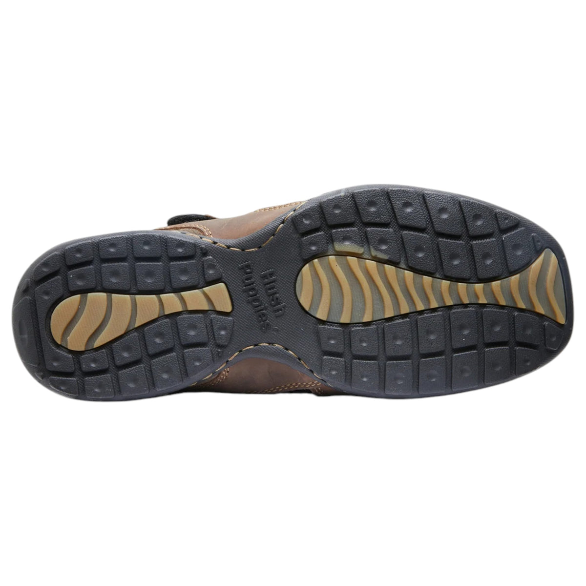 Mens Hush Puppies Sentry Sandals Brown