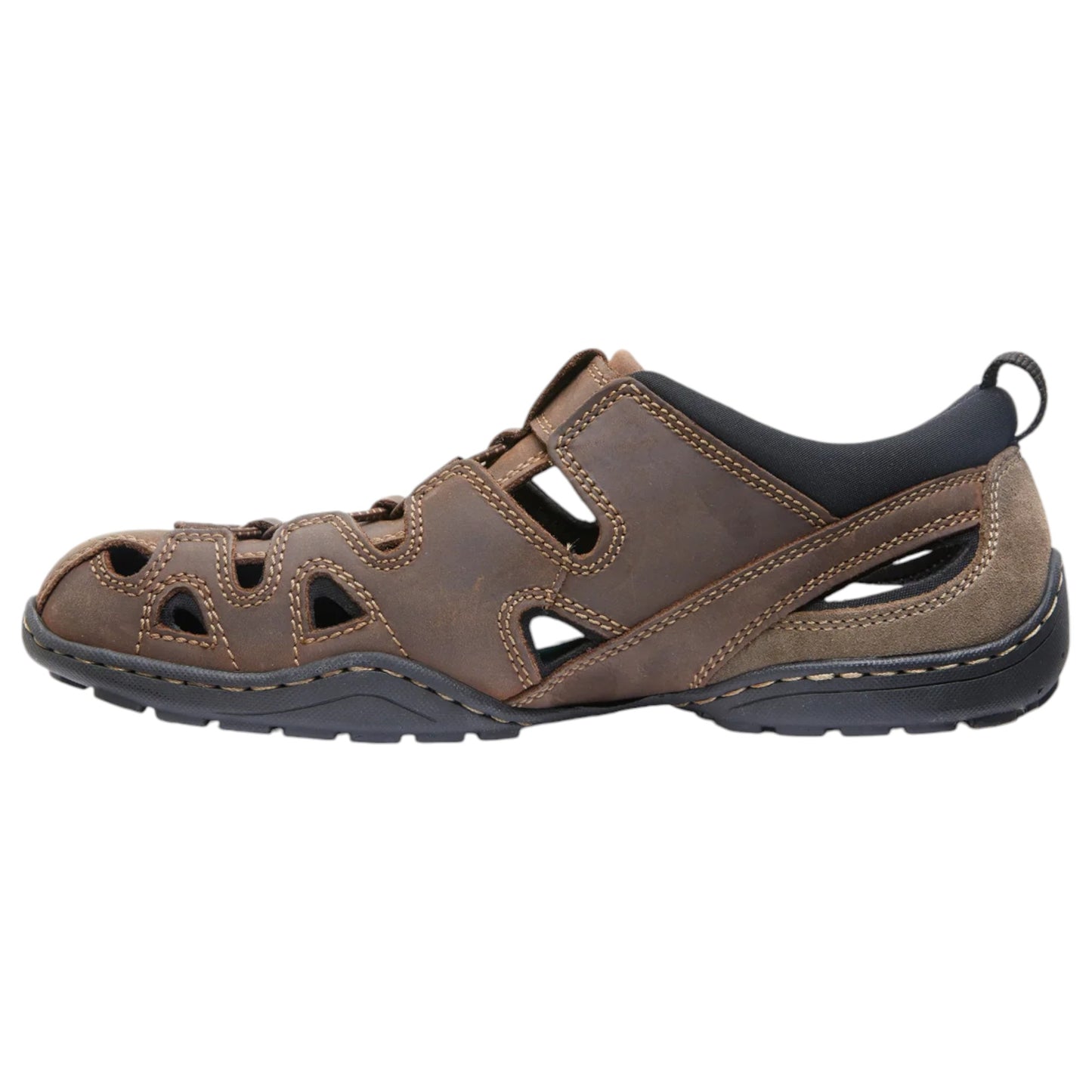 Mens Hush Puppies Sentry Sandals Brown