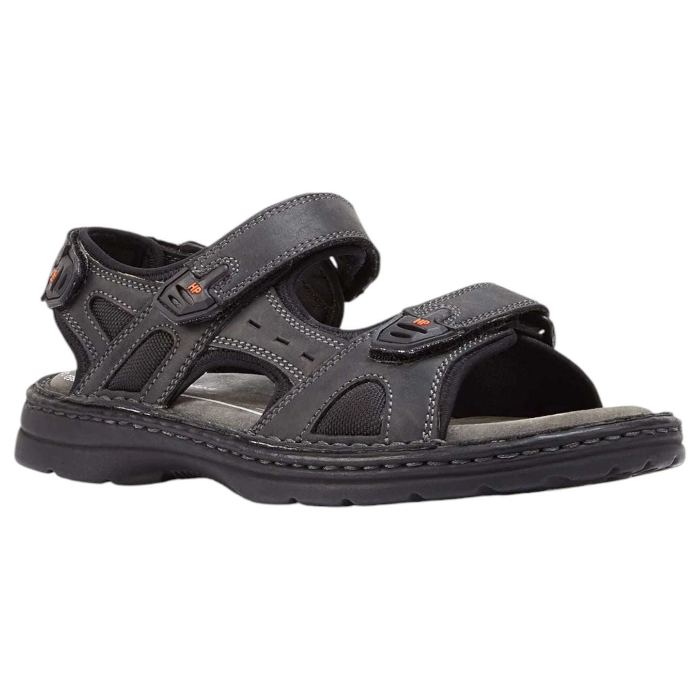 Mens Hush Puppies Simmer Sandals Black