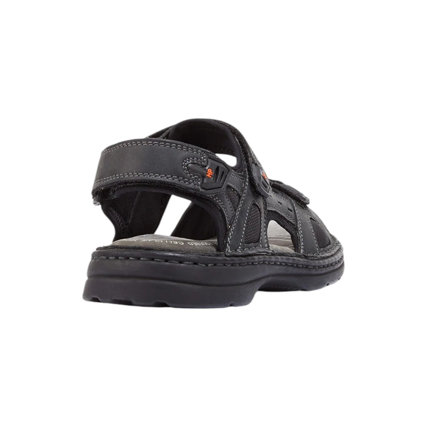 Mens Hush Puppies Simmer Sandals Black