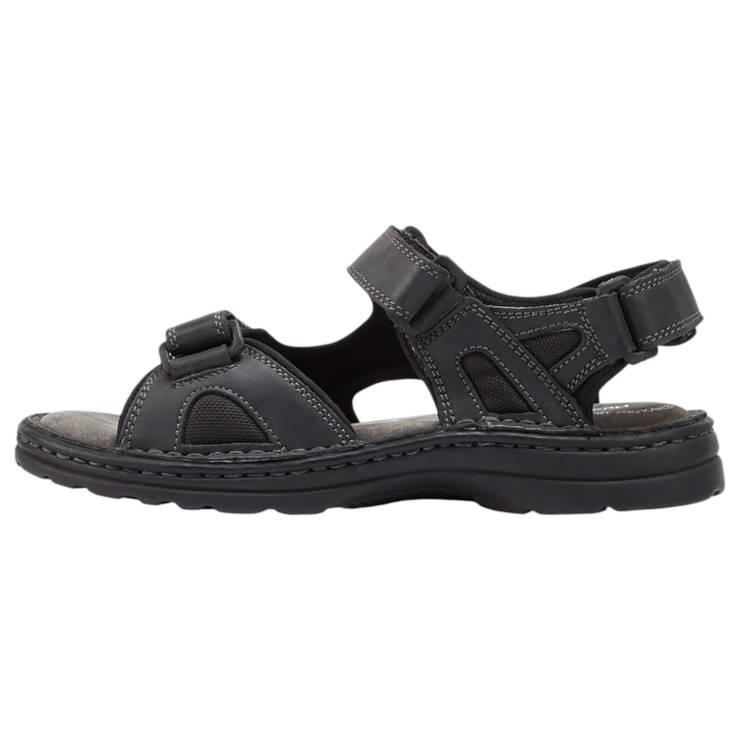 Mens Hush Puppies Simmer Sandals Black