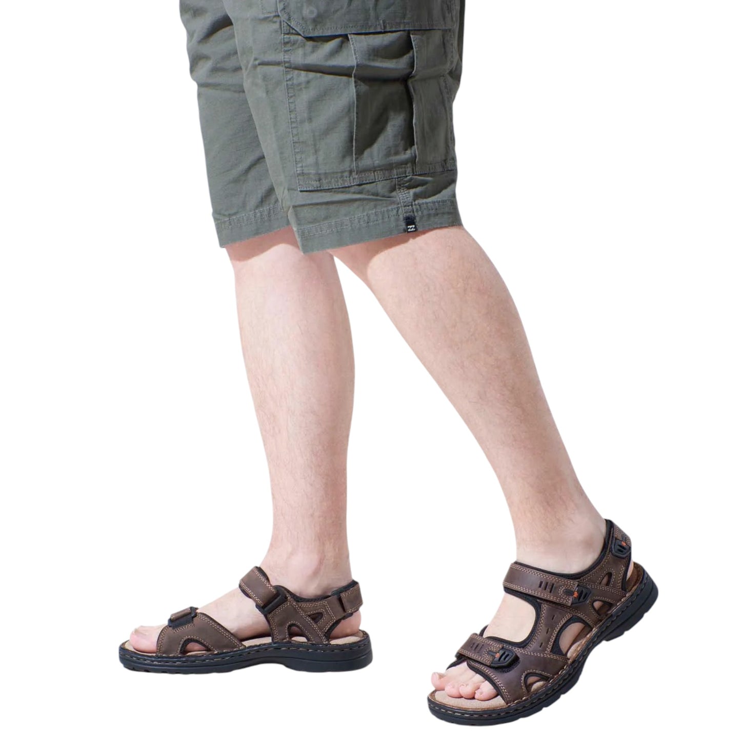 Mens Hush Puppies Simmer Sandals Brown