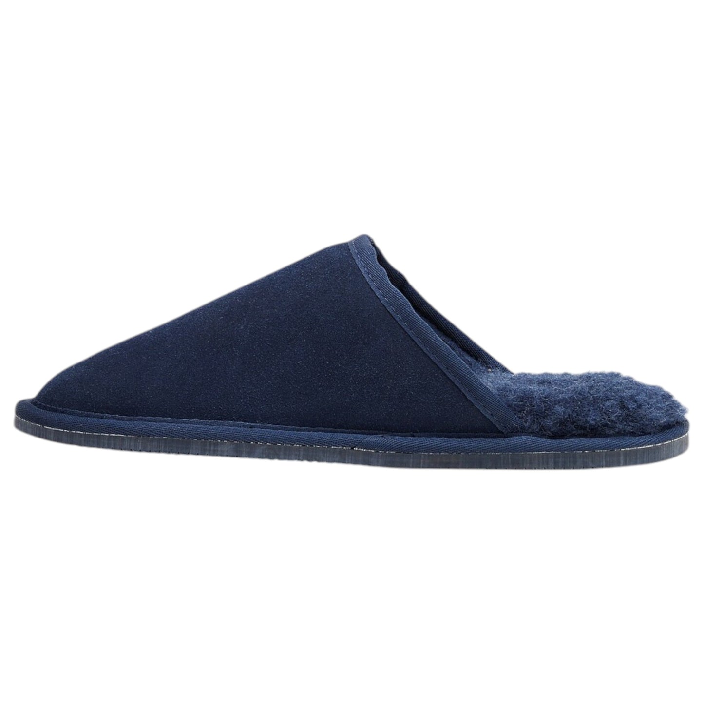 Mens Hush Puppies Sled Slippers Navy