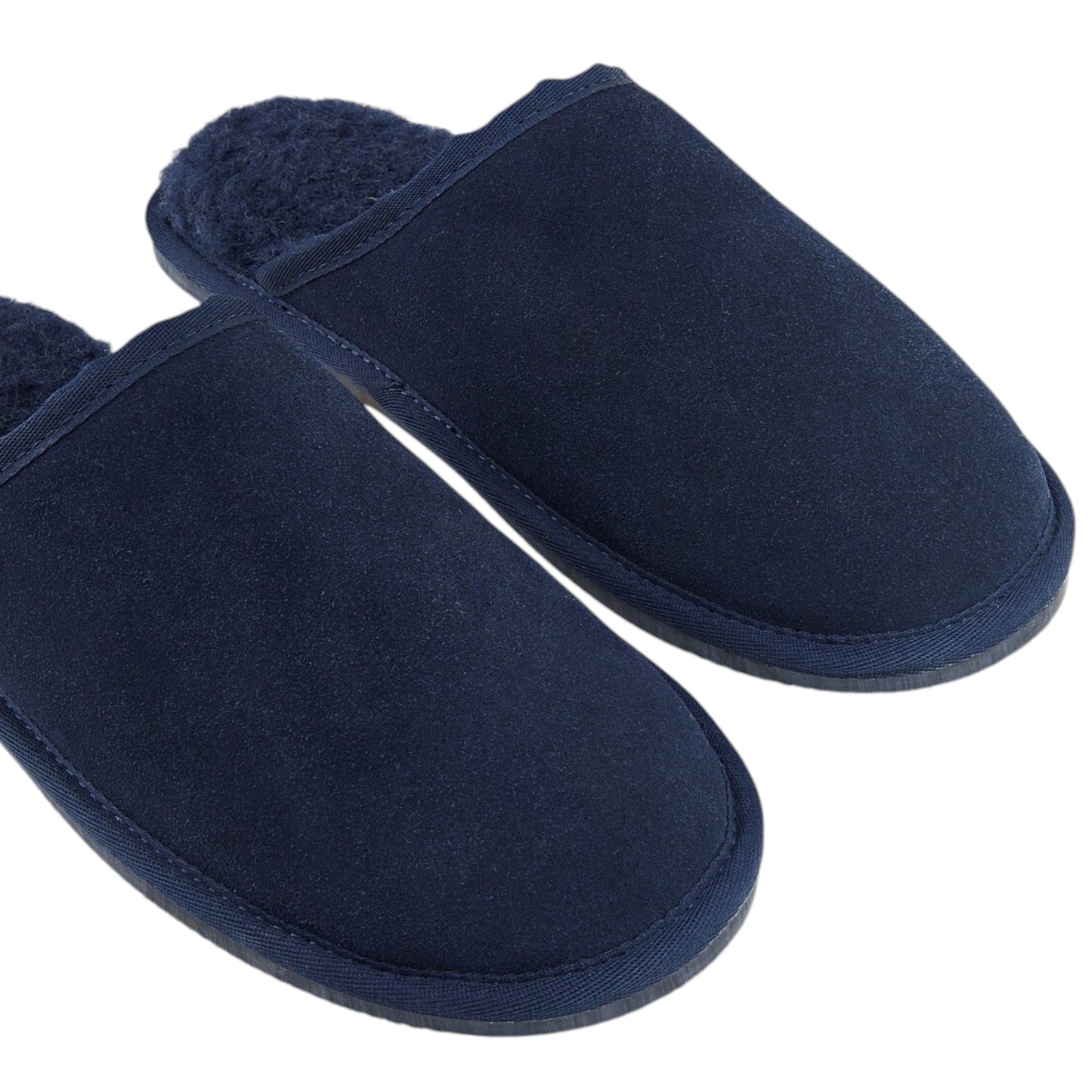 Mens Hush Puppies Sled Slippers Navy