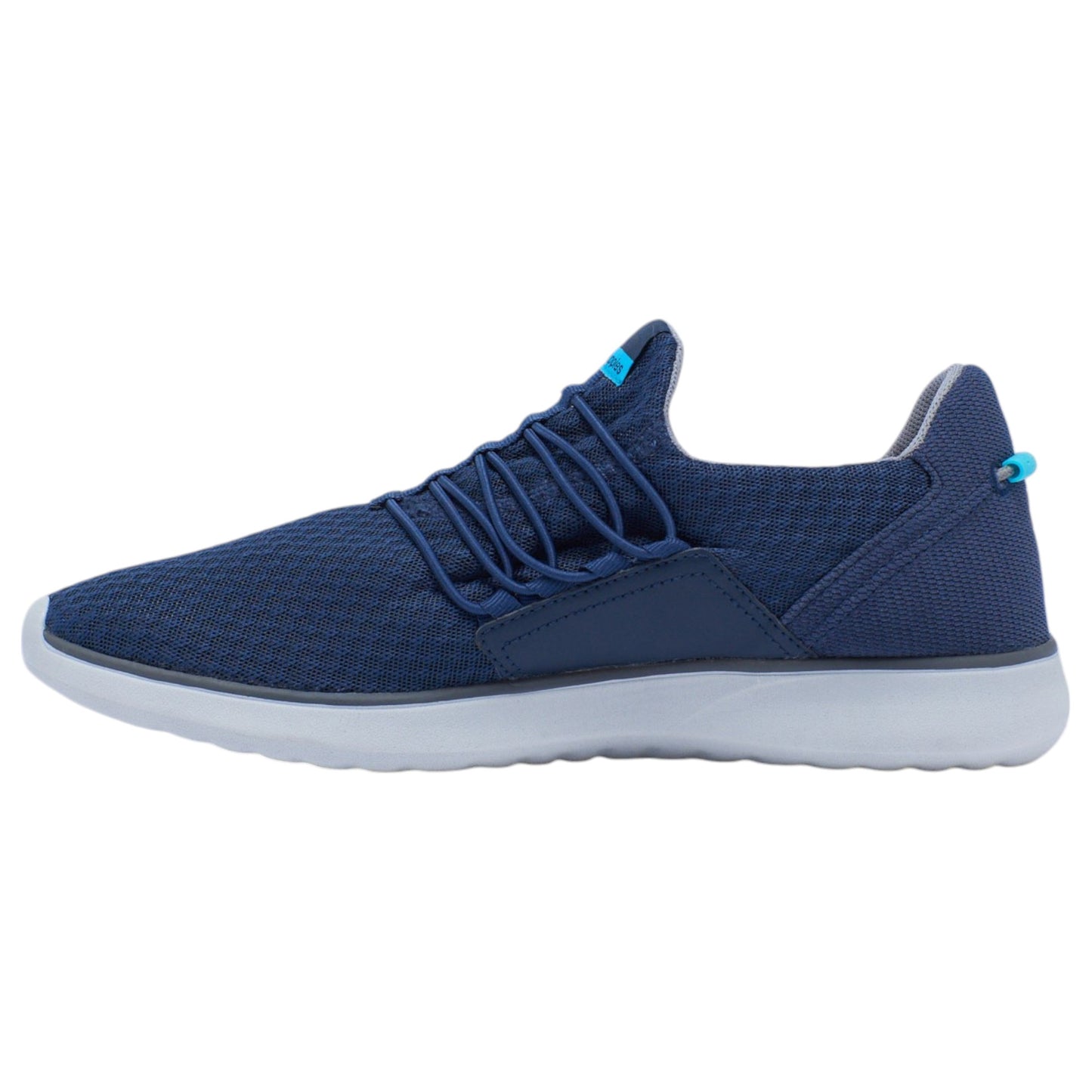 Mens Hush Puppies The Good Bungee Shoes Navy Textile