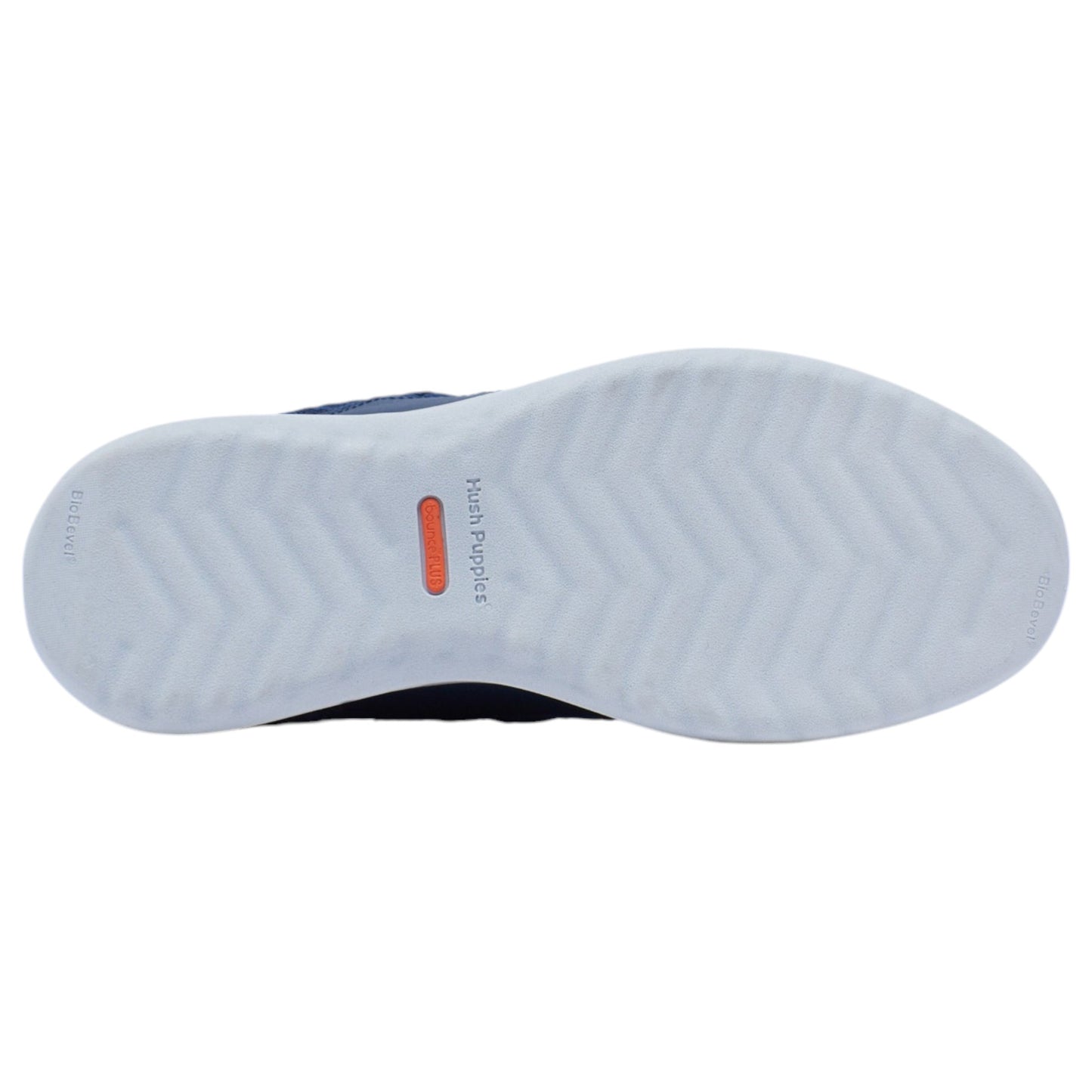 Mens Hush Puppies The Good Bungee Shoes Navy Textile