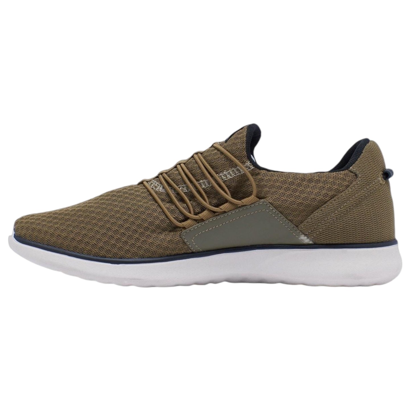 Mens Hush Puppies The Good Bungee Shoes Olive Textile