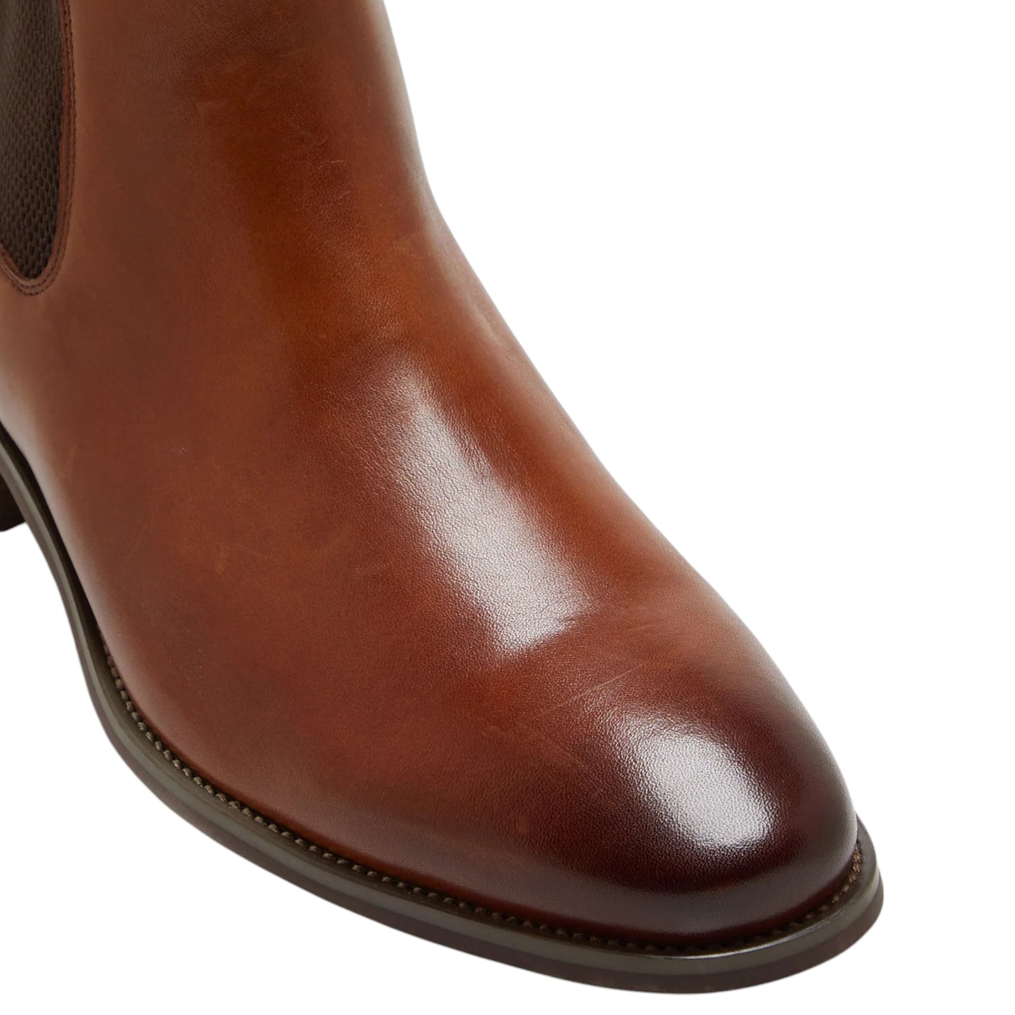 Mens Hush Puppies Wisconsin Boots Tan Burnish